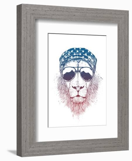 Wild Lion-Balazs Solti-Framed Premium Giclee Print