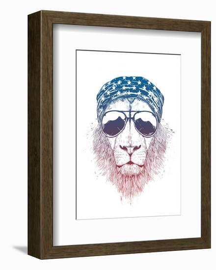 Wild Lion-Balazs Solti-Framed Premium Giclee Print