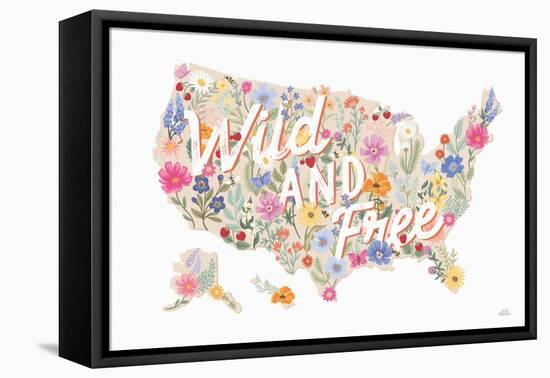 Wild Meadow USA-Laura Marshall-Framed Stretched Canvas