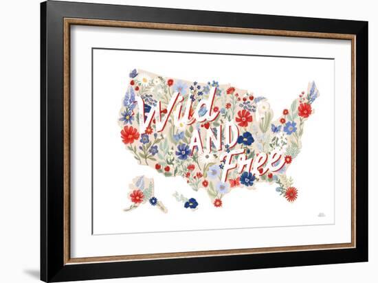 Wild Meadow USA-Laura Marshall-Framed Art Print