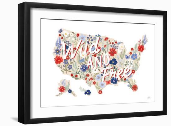 Wild Meadow USA-Laura Marshall-Framed Art Print