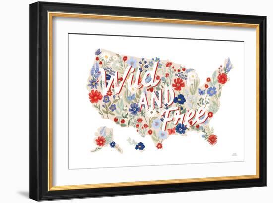 Wild Meadow USA-Laura Marshall-Framed Art Print