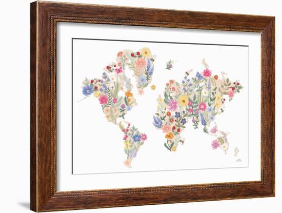 Wild Meadow World-Laura Marshall-Framed Art Print