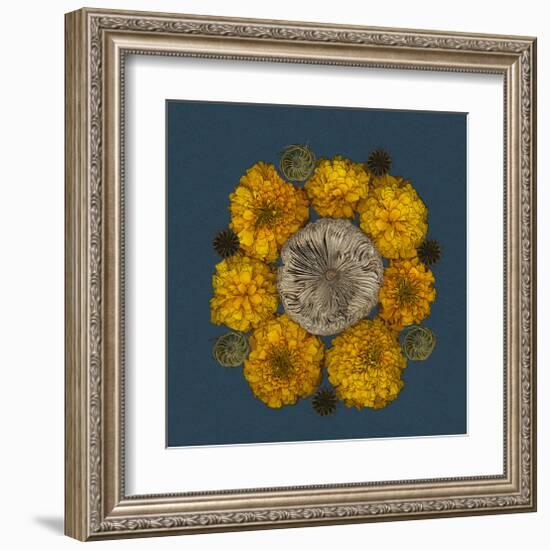 Wild Mushroom Parasol-null-Framed Art Print