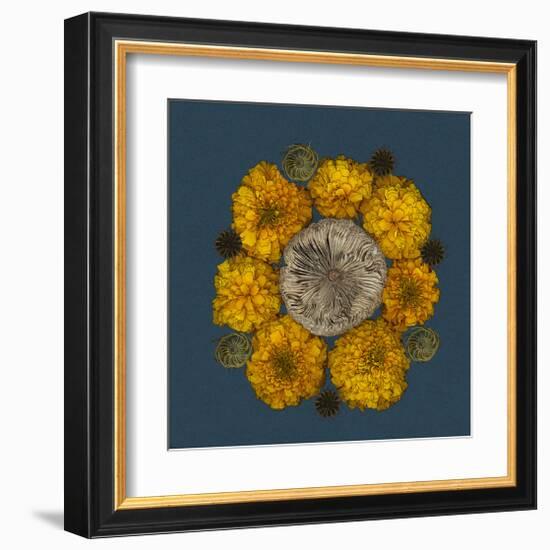 Wild Mushroom Parasol-null-Framed Art Print