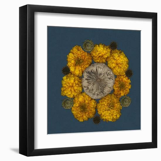 Wild Mushroom Parasol-null-Framed Art Print