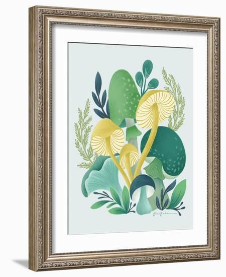 Wild Mushrooms-Gia Graham-Framed Art Print