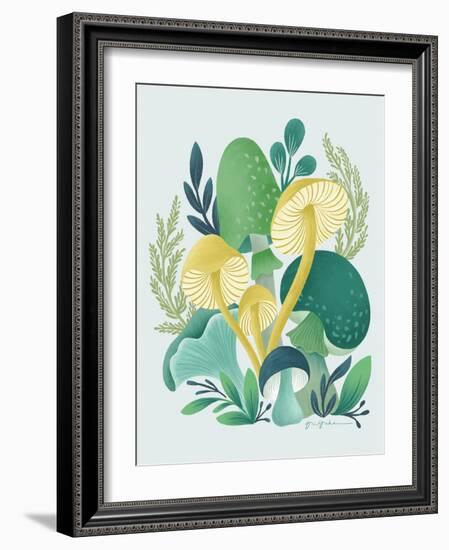 Wild Mushrooms-Gia Graham-Framed Art Print