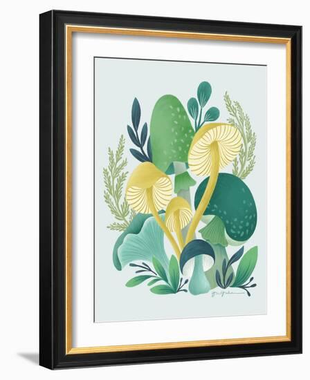 Wild Mushrooms-Gia Graham-Framed Art Print