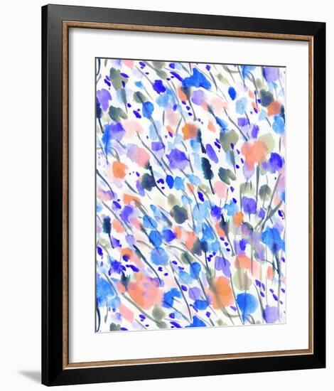 Wild Nature Blue-Jacqueline Maldonado-Framed Art Print