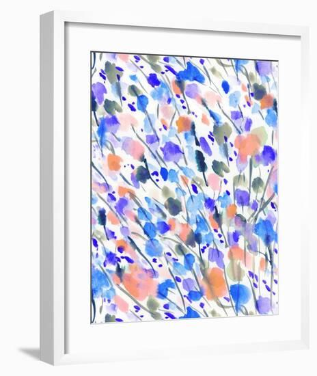 Wild Nature Blue-Jacqueline Maldonado-Framed Art Print