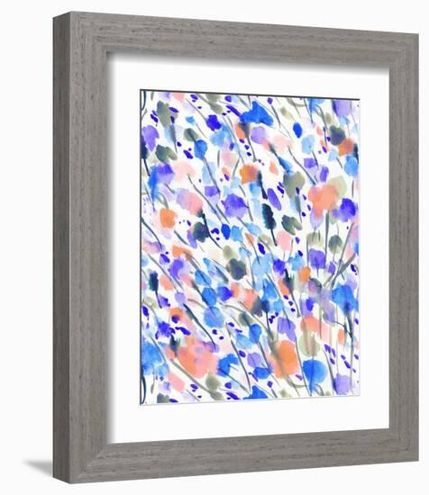 Wild Nature Blue-Jacqueline Maldonado-Framed Art Print