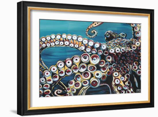 Wild Octopus I-Carolee Vitaletti-Framed Art Print