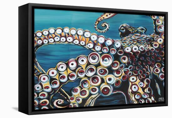 Wild Octopus I-Carolee Vitaletti-Framed Stretched Canvas