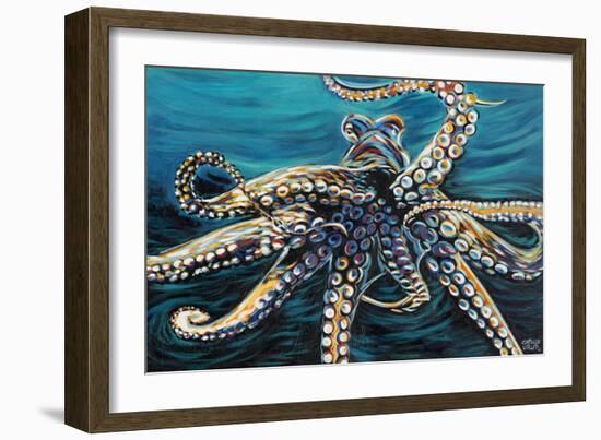 Wild Octopus II-Carolee Vitaletti-Framed Art Print