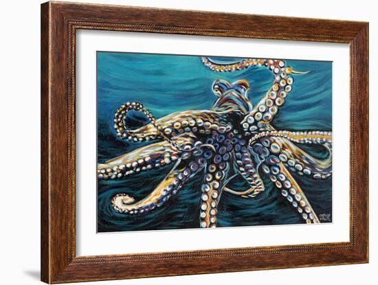 Wild Octopus II-Carolee Vitaletti-Framed Art Print