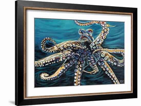 Wild Octopus II-Carolee Vitaletti-Framed Art Print