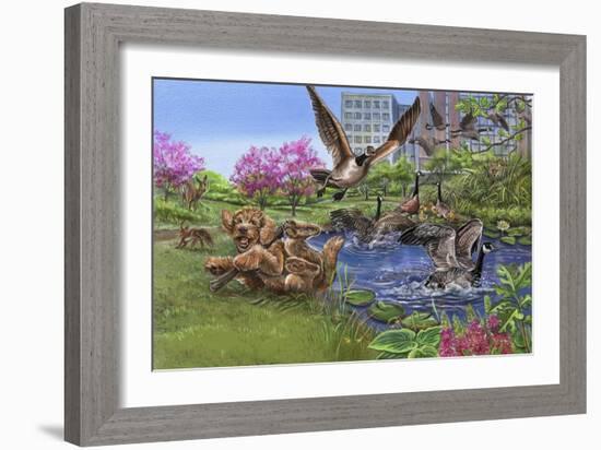 Wild Ones spread 23-Cathy Morrison Illustrates-Framed Giclee Print