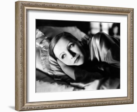 Wild Orchids, Greta Garbo, 1929-null-Framed Photo