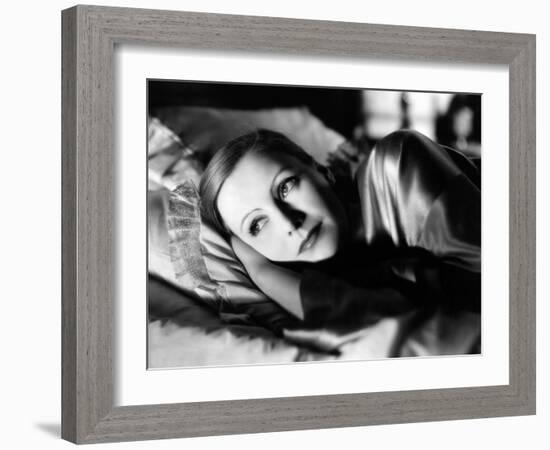 Wild Orchids, Greta Garbo, 1929-null-Framed Photo