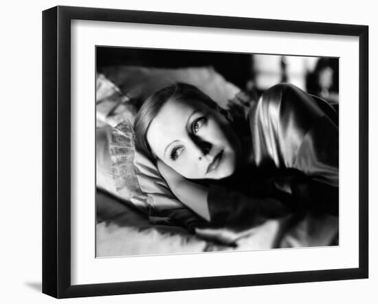 Wild Orchids, Greta Garbo, 1929-null-Framed Photo