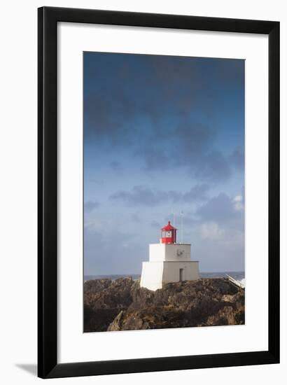 Wild Pacific Trail, Amphitrite Lighthouse, Vancouver Island, British Columbia, Canada-Walter Bibikow-Framed Photographic Print