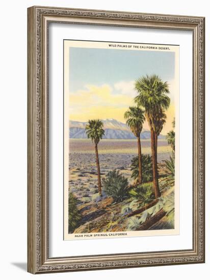 Wild Palms, Palm Springs-null-Framed Art Print