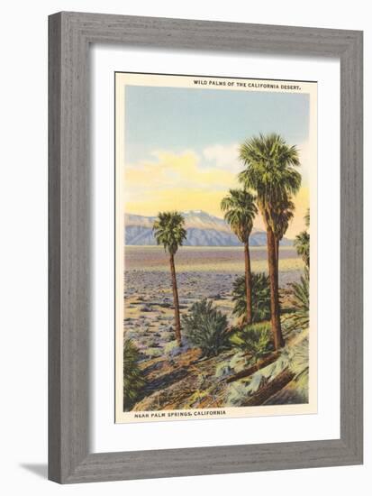 Wild Palms, Palm Springs-null-Framed Art Print