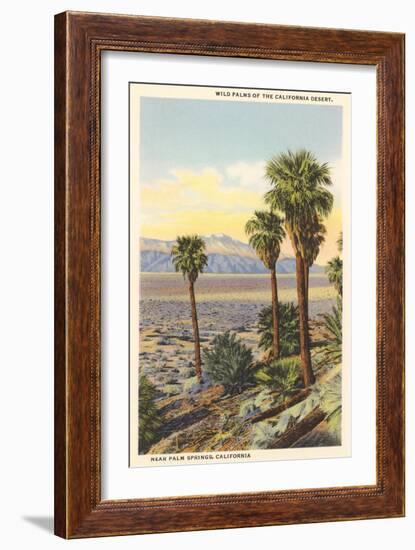 Wild Palms, Palm Springs-null-Framed Art Print