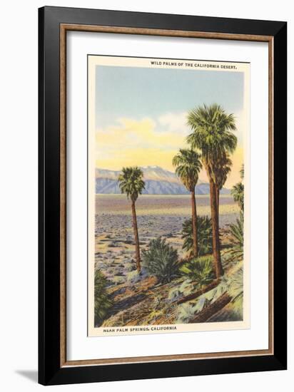 Wild Palms, Palm Springs-null-Framed Art Print