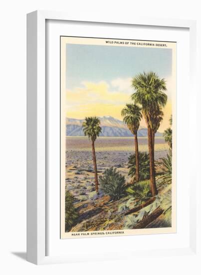 Wild Palms, Palm Springs-null-Framed Art Print