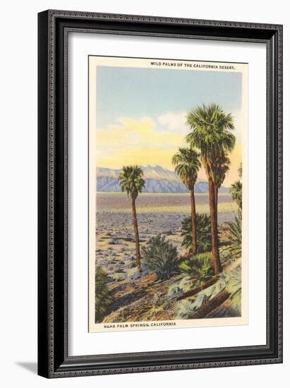 Wild Palms, Palm Springs-null-Framed Art Print