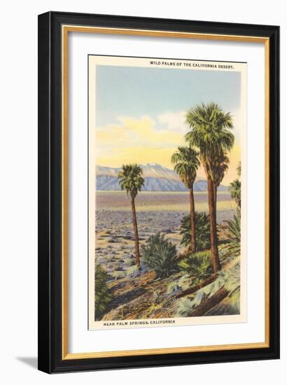 Wild Palms, Palm Springs-null-Framed Art Print