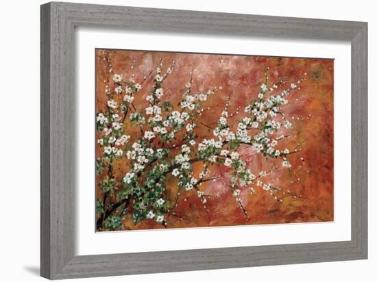 Wild Plum Blossoms-Zachary Alexander-Framed Art Print