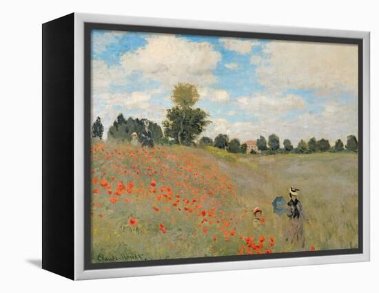 Wild Poppies, Near Argenteuil (Les Coquelicots: Environs D'Argenteuil), 1873-Claude Monet-Framed Premier Image Canvas