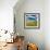 Wild Poppies (Papaver Rhoeas) and Wild Grasses in Front of Sierra Nevada Mountains, Spain-Giles Bracher-Framed Photographic Print displayed on a wall