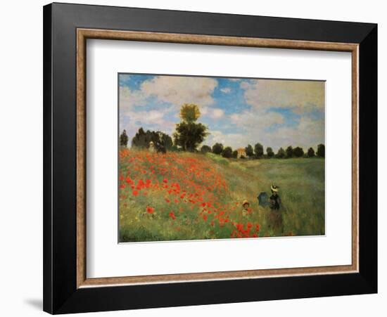 Wild Poppies-Claude Monet-Framed Art Print