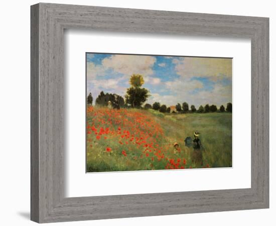 Wild Poppies-Claude Monet-Framed Art Print