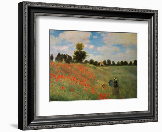 Wild Poppies-Claude Monet-Framed Art Print