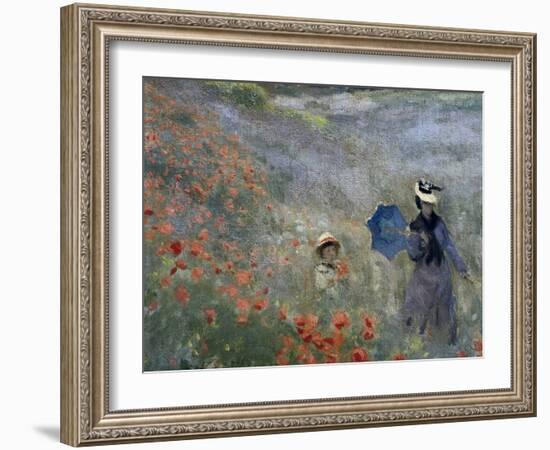 Wild Poppies-Claude Monet-Framed Art Print