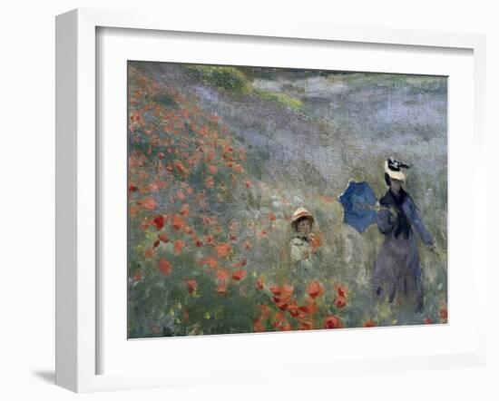 Wild Poppies-Claude Monet-Framed Art Print