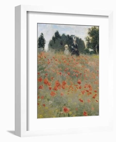 Wild Poppies-Claude Monet-Framed Art Print