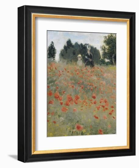 Wild Poppies-Claude Monet-Framed Art Print