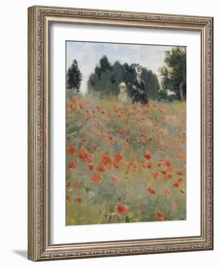 Wild Poppies-Claude Monet-Framed Art Print