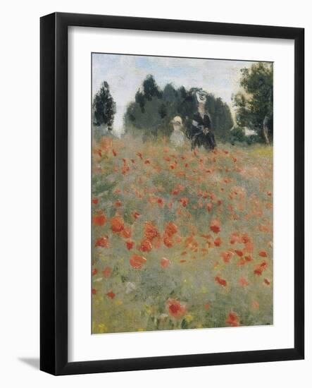 Wild Poppies-Claude Monet-Framed Art Print