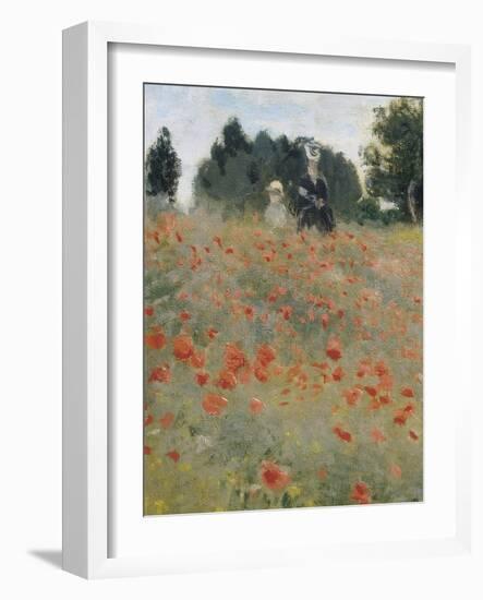 Wild Poppies-Claude Monet-Framed Art Print