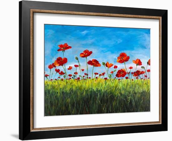 Wild Poppies-Julie DeRice-Framed Art Print