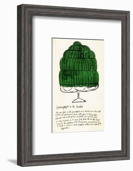 Wild Raspberries, c.1959  (green)-Andy Warhol-Framed Art Print