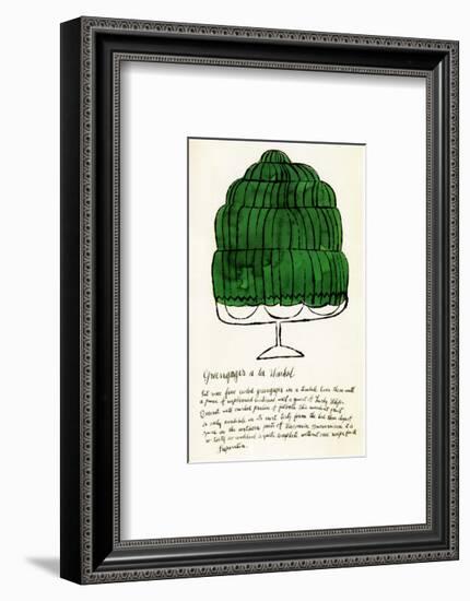 Wild Raspberries, c.1959  (green)-Andy Warhol-Framed Art Print