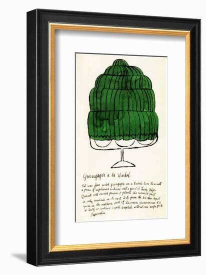 Wild Raspberries, c.1959  (green)-Andy Warhol-Framed Art Print